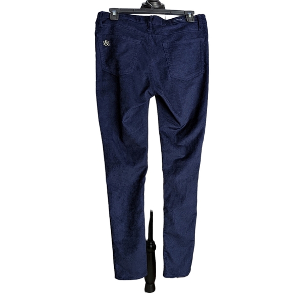 Rock & Republic Blue Corduroy Berlin Jeans, Size 6 - Picture 3 of 11